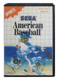 jeu American Baseball master system gamer aesthetic