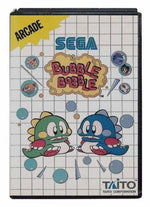 jeu Bubble Bobble sega master system
