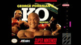 Jeu George Foreman's KO Boxing Super Nintendo