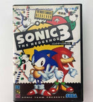 Jeu Sonic 3 the hedgehog Sega Mega Drive