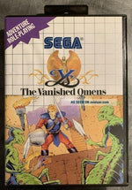 jeu Ys: The Vanished Omens sega master system