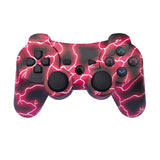 Manette DualShock 3 Playstation skin éclair Rouge