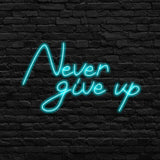 Néon Gaming Never Give Up